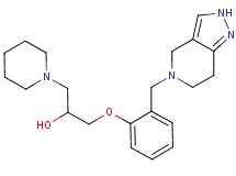 1-piperidin-1-yl-3-[2-(2,4,6,7-tetrahydro-5H-pyrazolo[4,3-c]pyridin-5-ylmethyl)phenoxy]propan-2-ol
