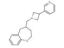 3-[1-(2,3,4,5-tetrahydro-1-benzoxepin-4-ylmethyl)azetidin-3-yl]pyridine