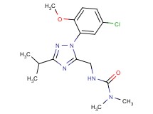 N'-{[1-(5-chloro-2-methoxyphenyl)-3-isopropyl-1H-1,2,4-triazol-5-yl]methyl}-N,N-dimethylurea