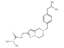 N'-{[5-(4-isobutylbenzyl)-4,5,6,7-tetrahydropyrazolo[1,5-a]pyrazin-2-yl]methyl}-N,N-dimethylurea