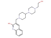 3-({4-[4-(2-hydroxyethyl)-1-piperazinyl]-1-piperidinyl}methyl)-2-quinolinol
