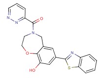 7-(1,3-benzothiazol-2-yl)-4-(pyridazin-3-ylcarbonyl)-2,3,4,5-tetrahydro-1,4-benzoxazepin-9-ol