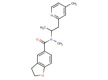 N-methyl-N-[1-methyl-2-(4-methylpyridin-2-yl)ethyl]-2,3-dihydro-1-benzofuran-5-carboxamide