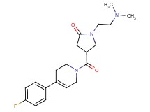 1-[2-(dimethylamino)ethyl]-4-{[4-(4-fluorophenyl)-3,6-dihydropyridin-1(2H)-yl]carbonyl}pyrrolidin-2-one