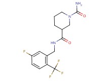 N~3~-[5-fluoro-2-(trifluoromethyl)benzyl]-1,3-piperidinedicarboxamide