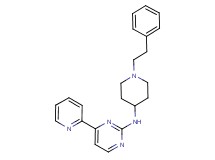 N-[1-(2-phenylethyl)-4-piperidinyl]-4-(2-pyridinyl)-2-pyrimidinamine
