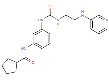 N-{3-[({[2-(pyridin-3-ylamino)ethyl]amino}carbonyl)amino]phenyl}cyclopentanecarboxamide