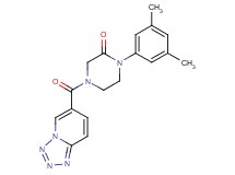 1-(3,5-dimethylphenyl)-4-(tetrazolo[1,5-a]pyridin-6-ylcarbonyl)-2-piperazinone