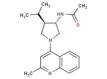 N-[(3S*,4R*)-4-isopropyl-1-(2-methyl-4-quinolinyl)-3-pyrrolidinyl]acetamide