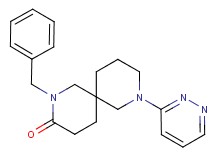 2-benzyl-8-(3-pyridazinyl)-2,8-diazaspiro[5.5]undecan-3-one