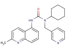 N-cyclohexyl-N'-(2-methylquinolin-5-yl)-N-(pyridin-3-ylmethyl)urea