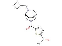 1-(5-{[(1R*,5R*)-6-(cyclobutylmethyl)-3,6-diazabicyclo[3.2.2]non-3-yl]carbonyl}-2-thienyl)ethanone