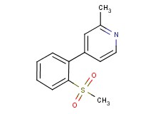 2-methyl-4-[2-(methylsulfonyl)phenyl]pyridine