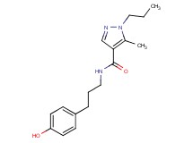 N-[3-(4-hydroxyphenyl)propyl]-5-methyl-1-propyl-1H-pyrazole-4-carboxamide