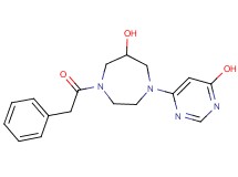1-(6-hydroxypyrimidin-4-yl)-4-(phenylacetyl)-1,4-diazepan-6-ol