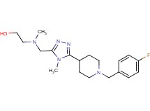 2-[({5-[1-(4-fluorobenzyl)piperidin-4-yl]-4-methyl-4H-1,2,4-triazol-3-yl}methyl)(methyl)amino]ethanol