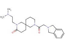8-(1,3-dihydro-2H-isoindol-2-ylacetyl)-2-[2-(dimethylamino)ethyl]-2,8-diazaspiro[5.5]undecan-3-one