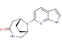 (1S*,6R*)-9-(1H-pyrrolo[2,3-b]pyridin-6-yl)-3,9-diazabicyclo[4.2.1]nonan-4-one
