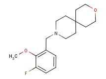 9-(3-fluoro-2-methoxybenzyl)-3-oxa-9-azaspiro[5.5]undecane