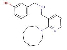 3-[({[2-(1-azocanyl)-3-pyridinyl]methyl}amino)methyl]phenol