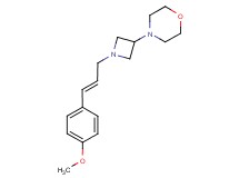 4-{1-[(2E)-3-(4-methoxyphenyl)prop-2-en-1-yl]azetidin-3-yl}morpholine