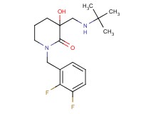 3-[(tert-butylamino)methyl]-1-(2,3-difluorobenzyl)-3-hydroxy-2-piperidinone
