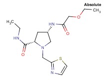 (4S)-4-[(ethoxyacetyl)amino]-N-ethyl-1-(1,3-thiazol-2-ylmethyl)-L-prolinamide
