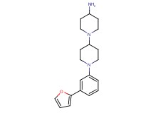 1'-[3-(2-furyl)phenyl]-1,4'-bipiperidin-4-amine dihydrochloride