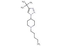 4-(4-tert-butyl-1H-1,2,3-triazol-1-yl)-1-pentylpiperidine