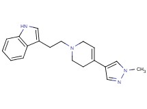 3-{2-[4-(1-methyl-1H-pyrazol-4-yl)-3,6-dihydropyridin-1(2H)-yl]ethyl}-1H-indole