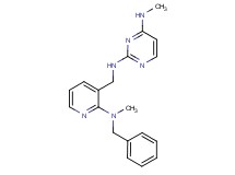 N~2~-({2-[benzyl(methyl)amino]pyridin-3-yl}methyl)-N~4~-methylpyrimidine-2,4-diamine