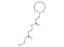 ethyl 3-[(3-azocan-1-ylpropanoyl)amino]propanoate