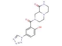 8-[2-hydroxy-5-(1H-tetrazol-1-yl)benzoyl]hexahydro-2H-pyrazino[1,2-a]pyrazin-1(6H)-one