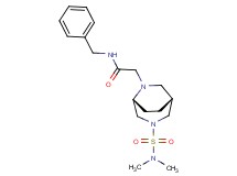 N-benzyl-2-{(1R*,5R*)-3-[(dimethylamino)sulfonyl]-3,6-diazabicyclo[3.2.2]non-6-yl}acetamide