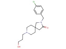 2-(4-chlorobenzyl)-8-(3-hydroxypropyl)-2,8-diazaspiro[4.5]decan-3-one
