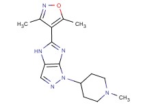 5-(3,5-dimethyl-4-isoxazolyl)-1-(1-methyl-4-piperidinyl)-1,4-dihydroimidazo[4,5-c]pyrazole