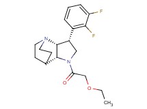 (3R*,3aR*,7aR*)-3-(2,3-difluorophenyl)-1-(ethoxyacetyl)octahydro-4,7-ethanopyrrolo[3,2-b]pyridine