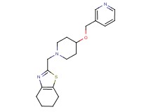 2-{[4-(pyridin-3-ylmethoxy)piperidin-1-yl]methyl}-4,5,6,7-tetrahydro-1,3-benzothiazole