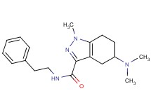 5-(dimethylamino)-1-methyl-N-(2-phenylethyl)-4,5,6,7-tetrahydro-1H-indazole-3-carboxamide