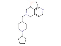 1-(1-cyclopentyl-4-piperidinyl)-N-(4-pyridinylmethyl)-N-(tetrahydro-2-furanylmethyl)methanamine