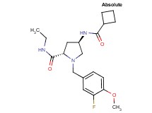 (4R)-4-[(cyclobutylcarbonyl)amino]-N-ethyl-1-(3-fluoro-4-methoxybenzyl)-L-prolinamide