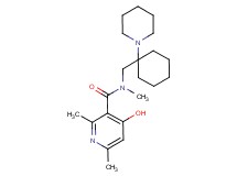 4-hydroxy-N,2,6-trimethyl-N-{[1-(1-piperidinyl)cyclohexyl]methyl}nicotinamide