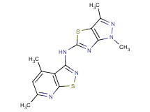N-(1,3-dimethyl-1H-pyrazolo[3,4-d][1,3]thiazol-5-yl)-4,6-dimethylisothiazolo[5,4-b]pyridin-3-amine