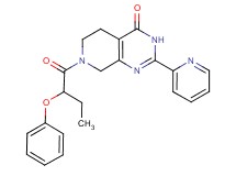 7-(2-phenoxybutanoyl)-2-pyridin-2-yl-5,6,7,8-tetrahydropyrido[3,4-d]pyrimidin-4(3H)-one