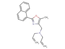 N-allyl-N-{[5-methyl-2-(1-naphthyl)-1,3-oxazol-4-yl]methyl}-2-propen-1-amine