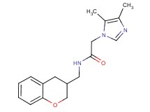 N-(3,4-dihydro-2H-chromen-3-ylmethyl)-2-(4,5-dimethyl-1H-imidazol-1-yl)acetamide
