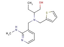 2-[{[2-(methylamino)pyridin-3-yl]methyl}(2-thienylmethyl)amino]butan-1-ol