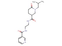 N-(2-{[(1-isobutyl-6-oxopiperidin-3-yl)carbonyl]amino}ethyl)nicotinamide