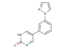 5-[3-(1H-pyrazol-1-yl)phenyl]pyrimidin-2(1H)-one