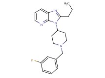3-[1-(3-fluorobenzyl)-4-piperidinyl]-2-propyl-3H-imidazo[4,5-b]pyridine